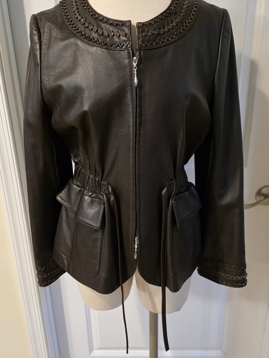 Balmain Jackets & Blazers - Balmain Leather Jacket Size Medium